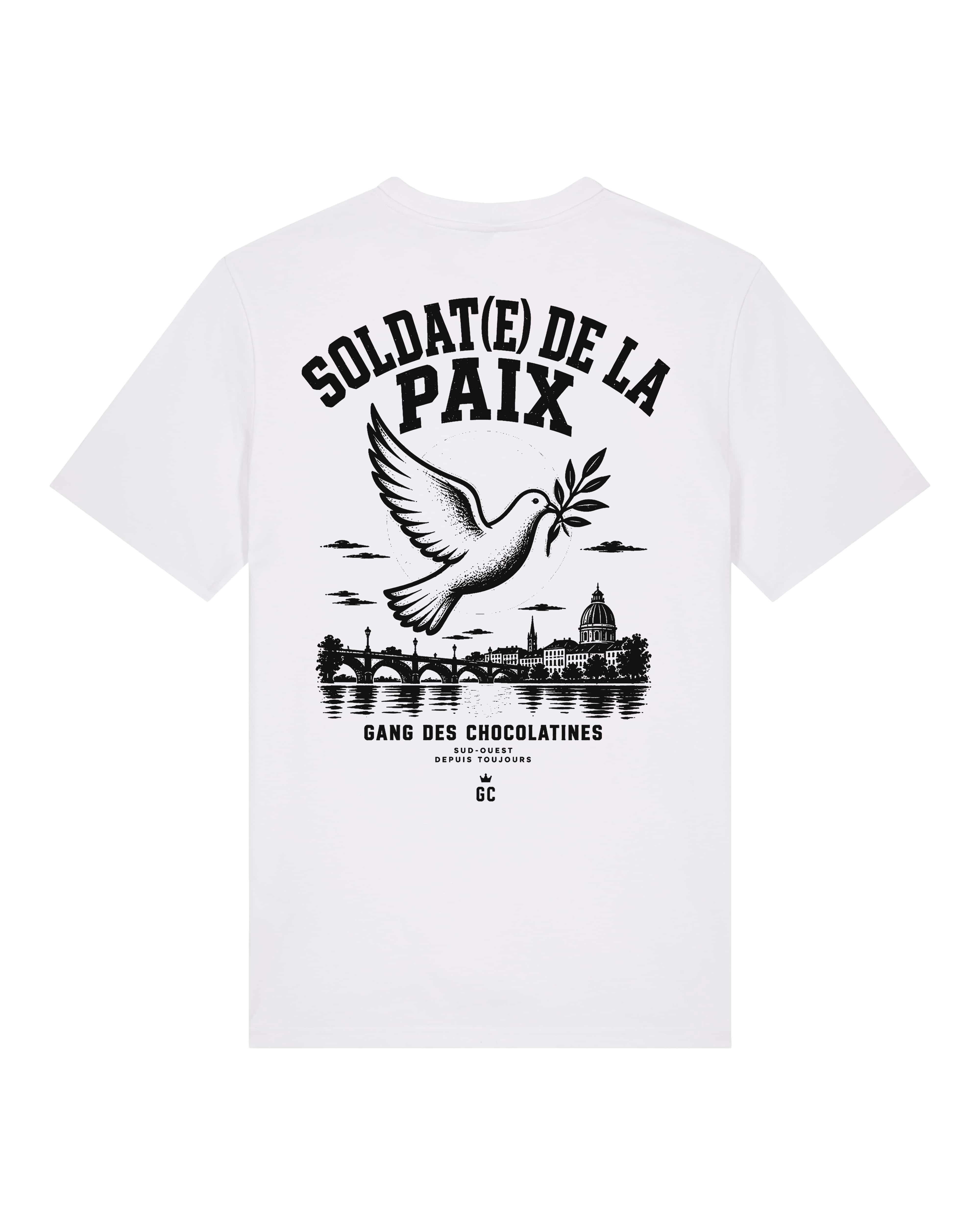 T-shirt blanc « Colombe de la paix » 