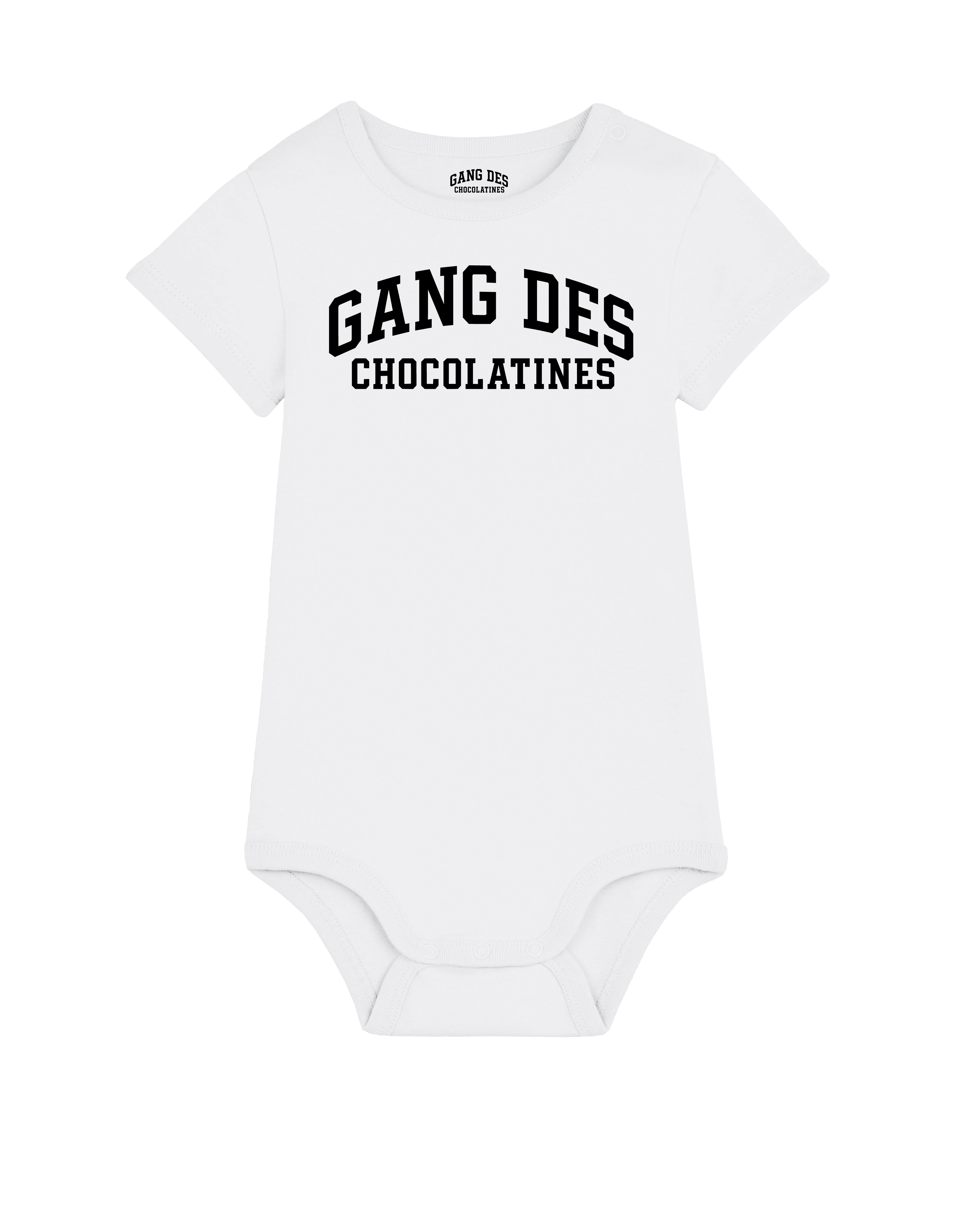 Body blanc « Tradition » impression noire 