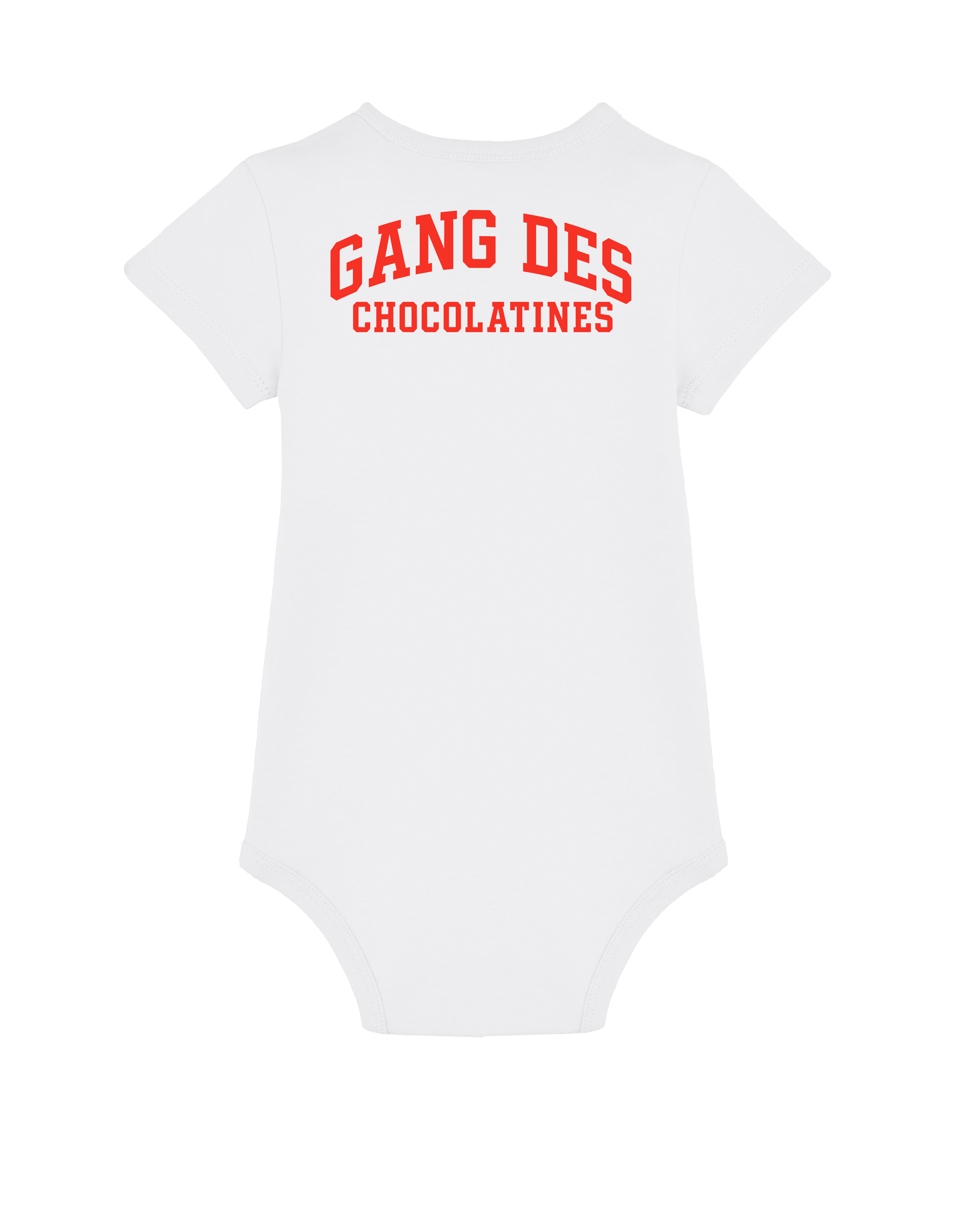 Body blanc « Tradition » impression rouge 