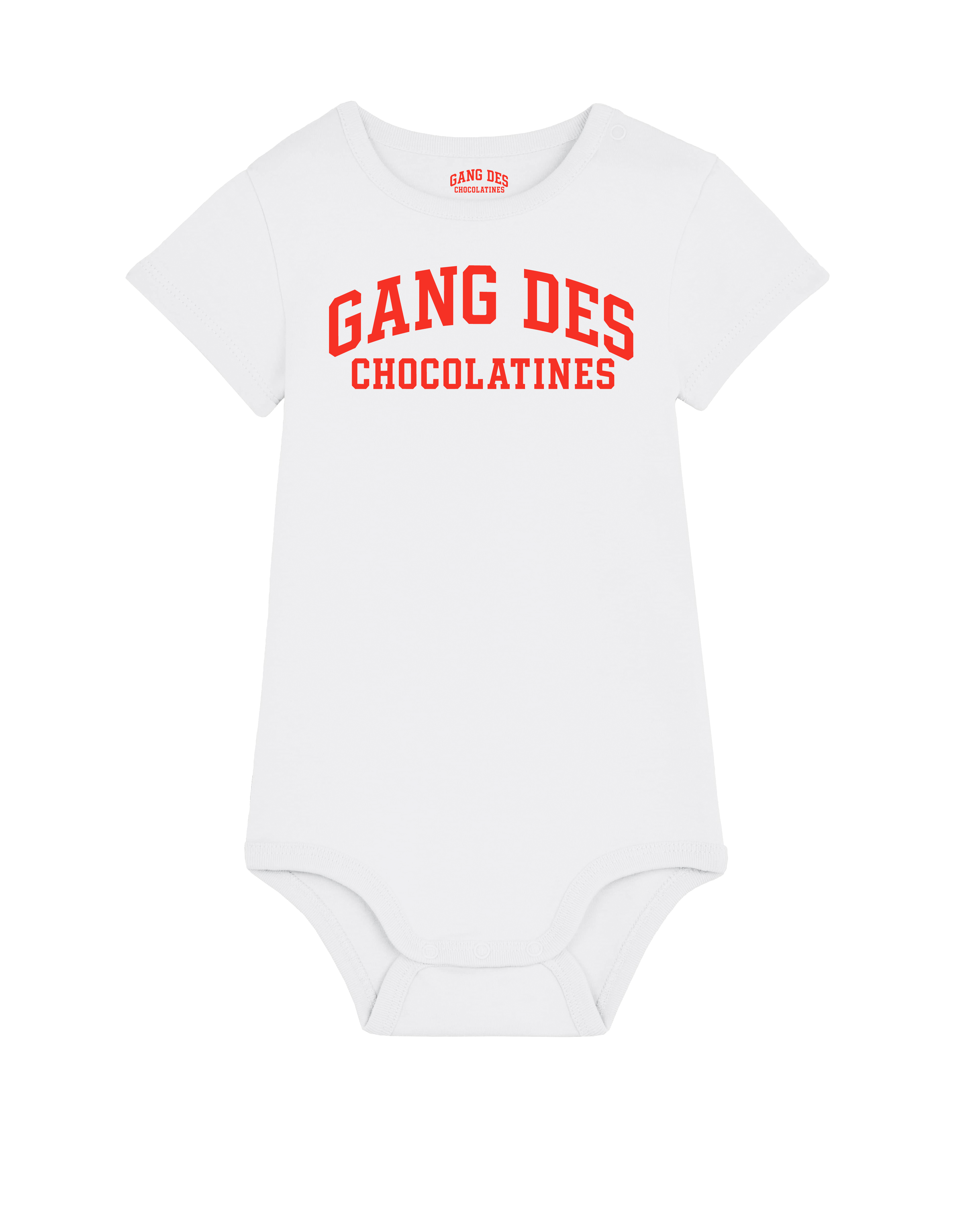 Body blanc « Tradition » impression rouge 