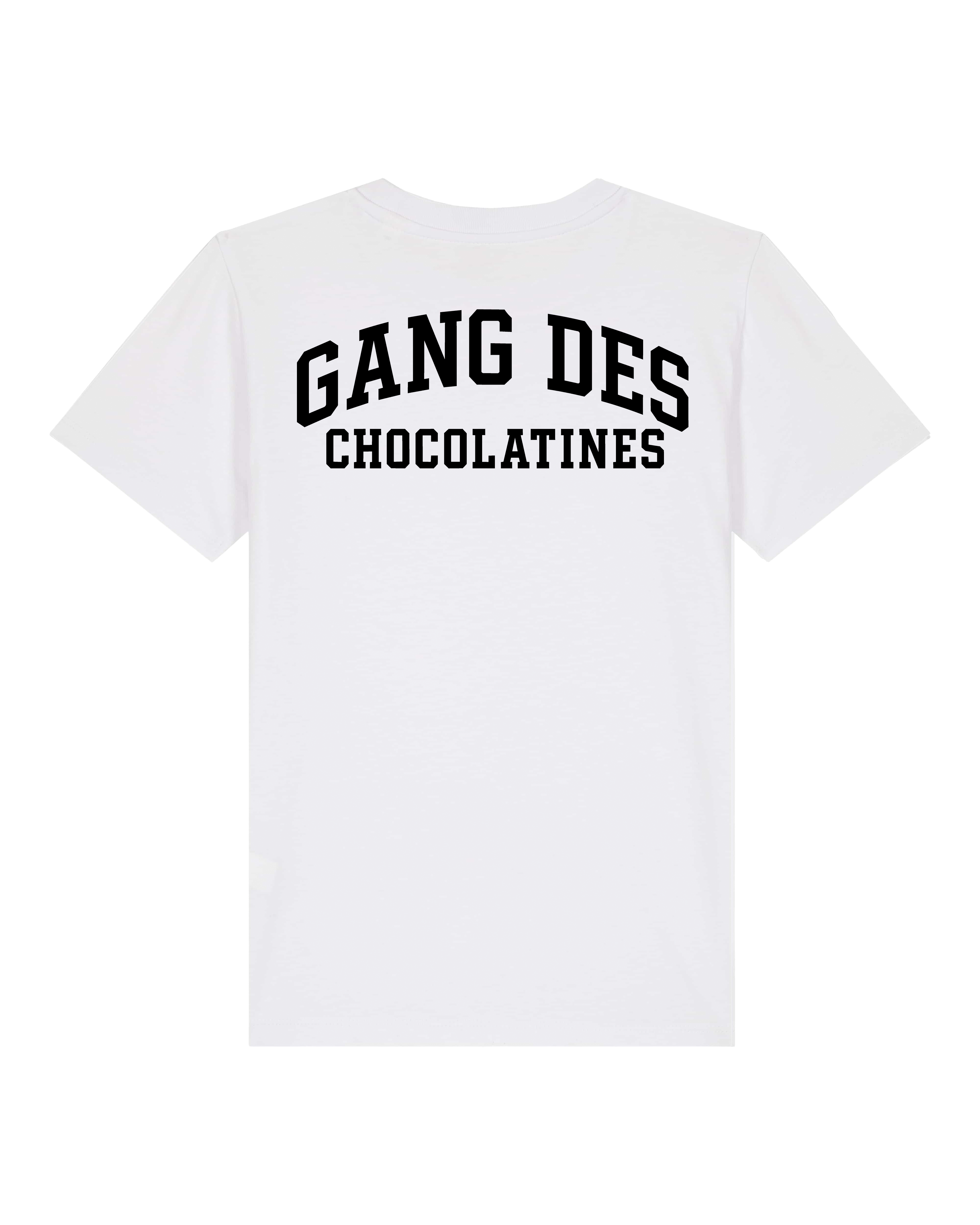 T-shirt enfant blanc « Tradition » impression noire 