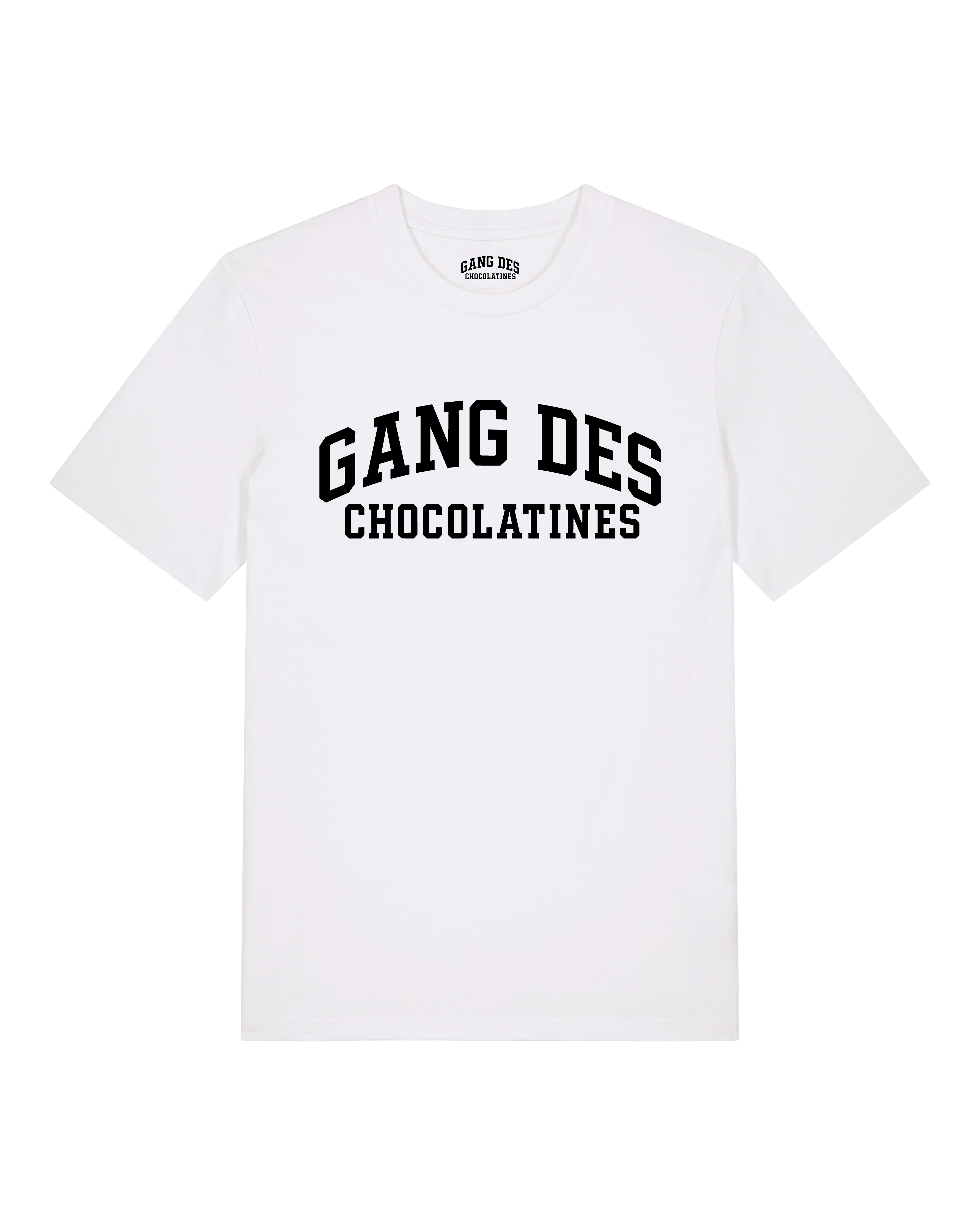 T-shirt adulte blanc « Tradition » impression noir 